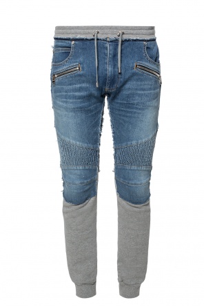 Sweatpants with jeans effect, zdjęcie 1 Sweatpants with jeans effect od Balmain